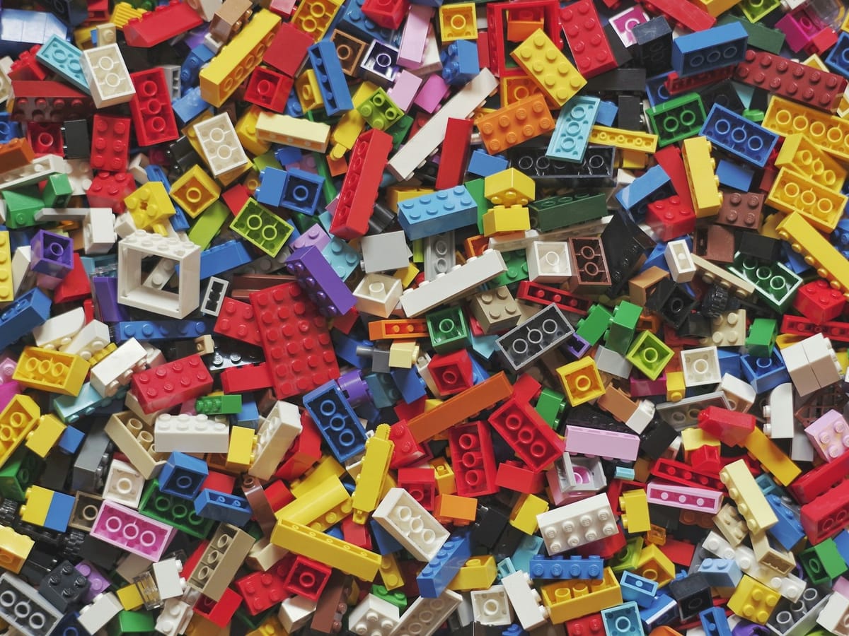 What was the first LEGO brick set ever made?