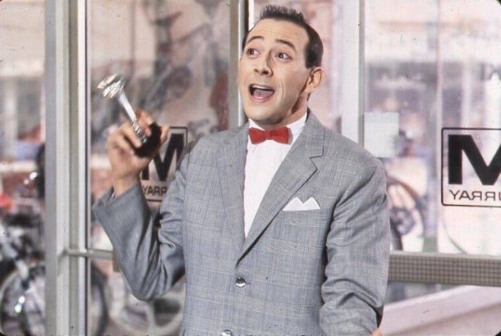 What song does Pee-wee Herman dance to in Pee-wee's Big Adventure?