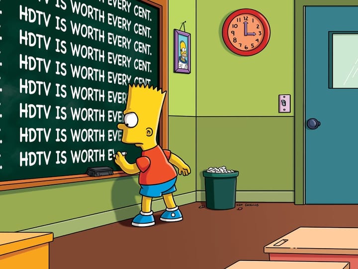 What grade is Bart Simpson in?